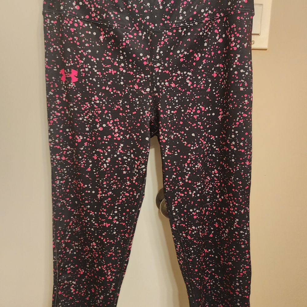 Under Armour Capris  Black and Pink Leggings